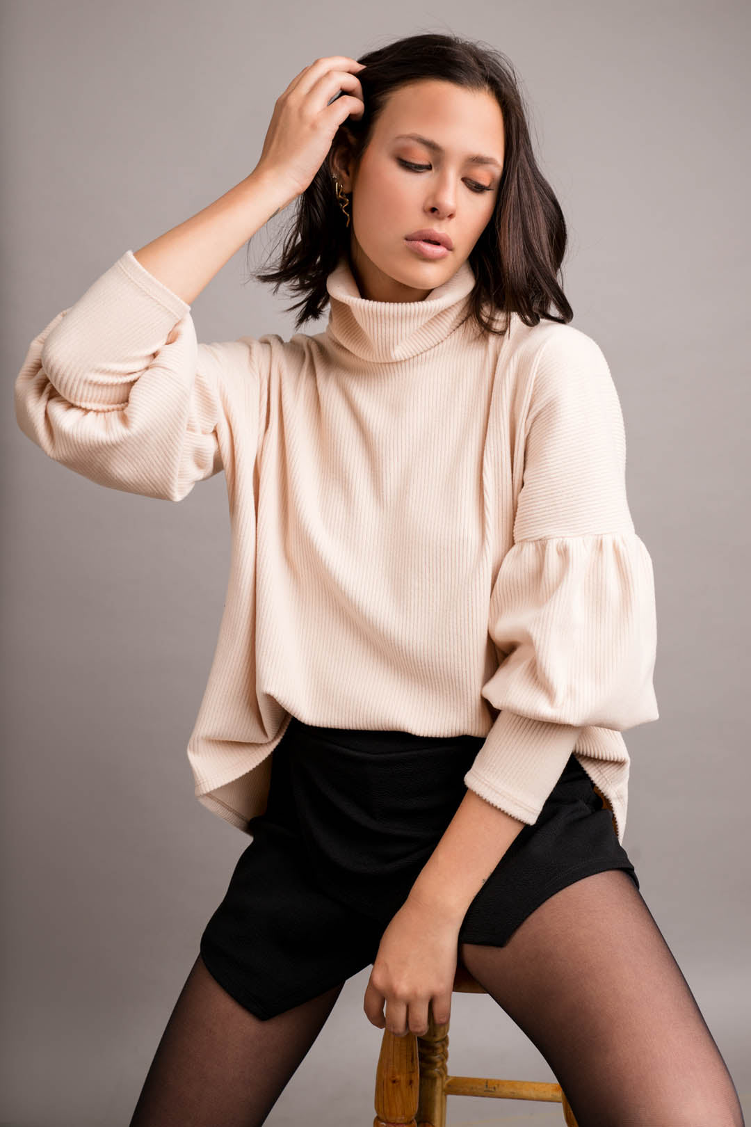 CHALECO REBECA BEIGE