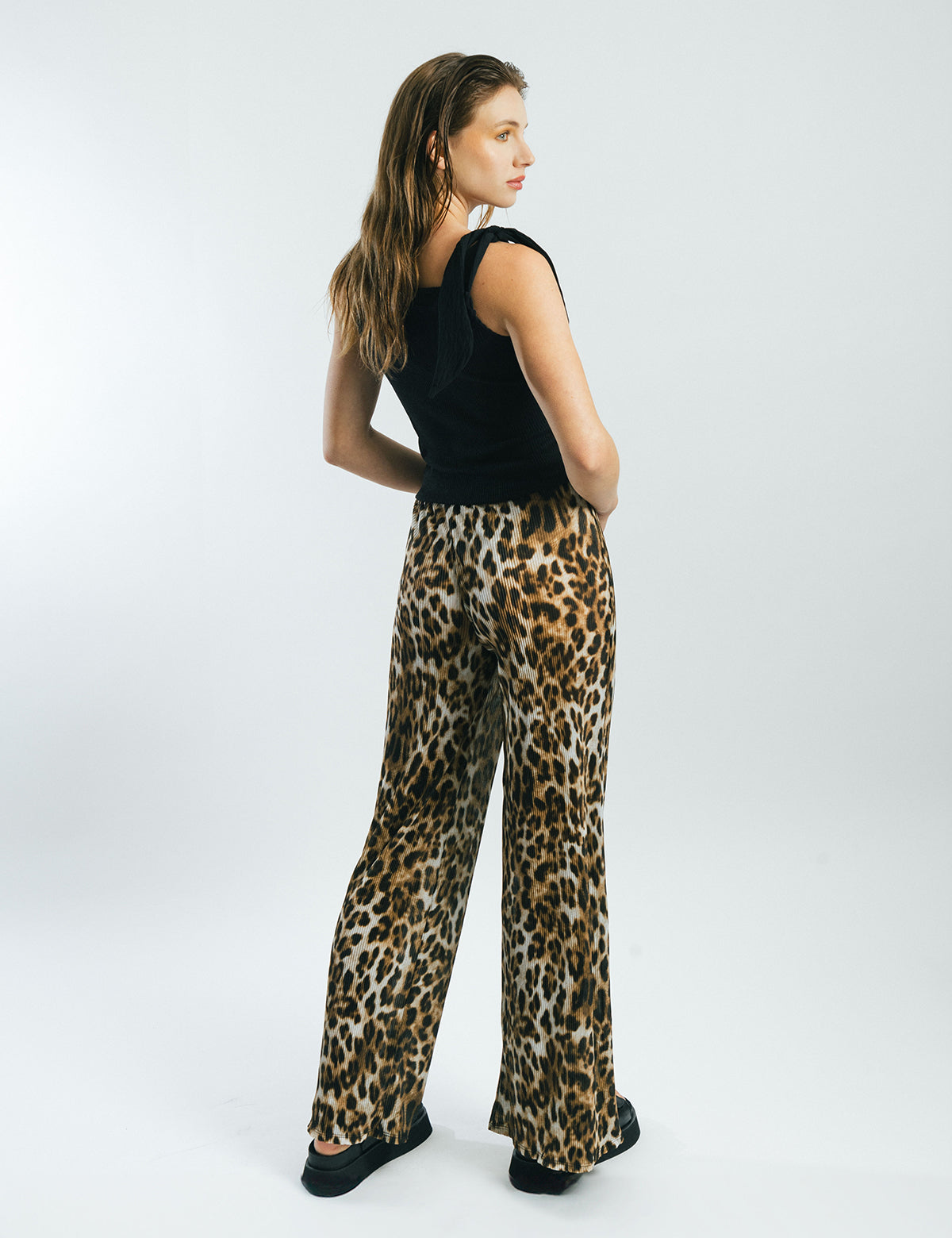 PALAZZO SERENA PLISADO PRINT