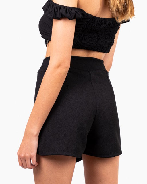 FALDA SHORT ROBERTA NEGRA