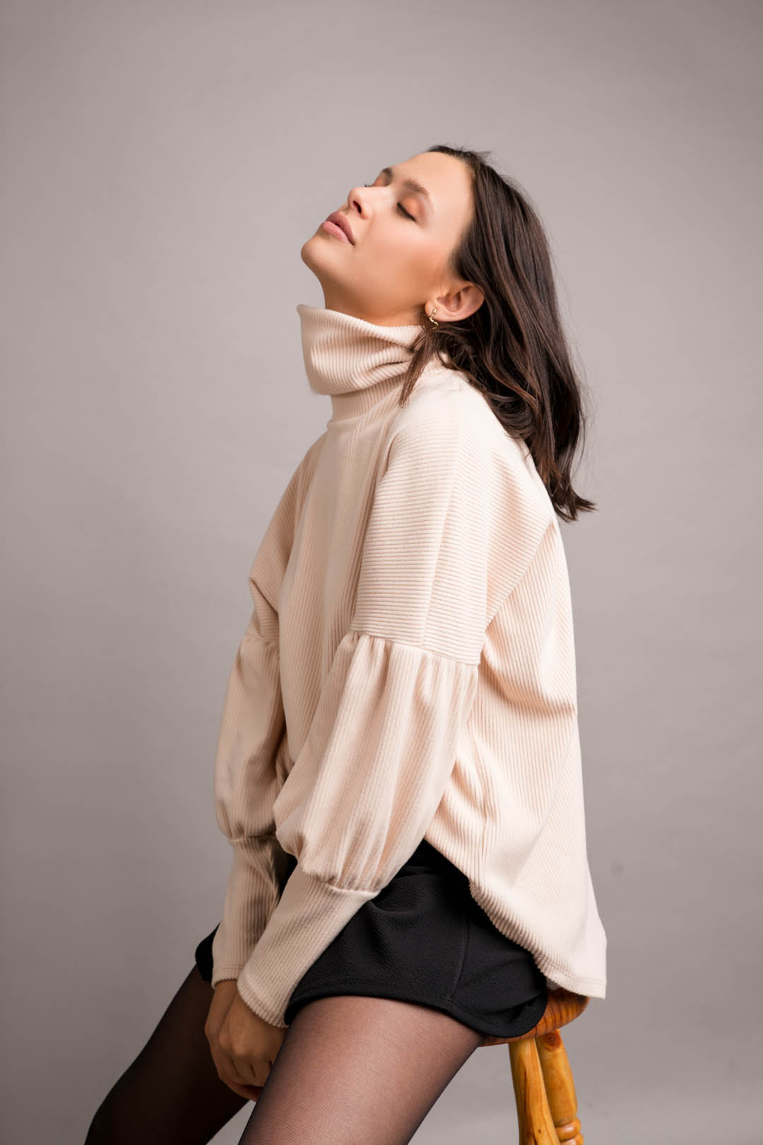 CHALECO REBECA BEIGE