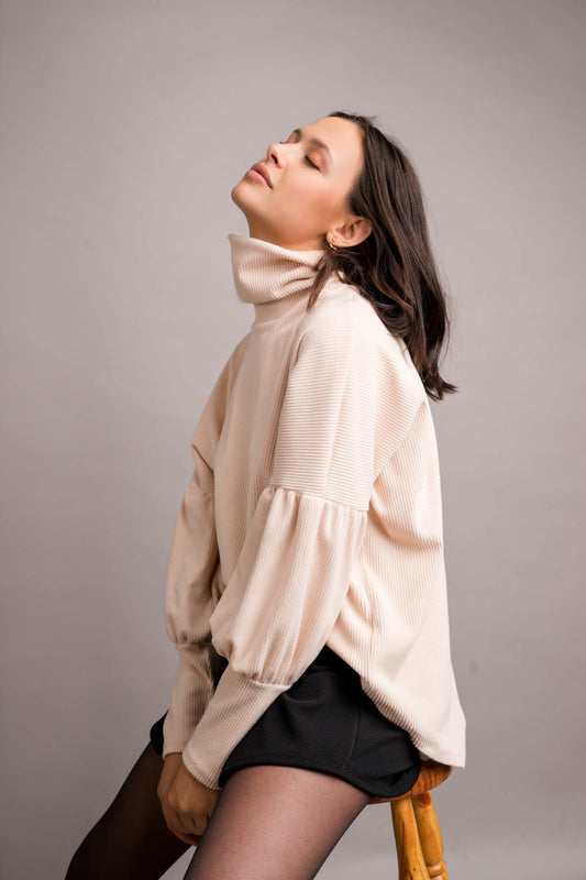 CHALECO REBECA BEIGE