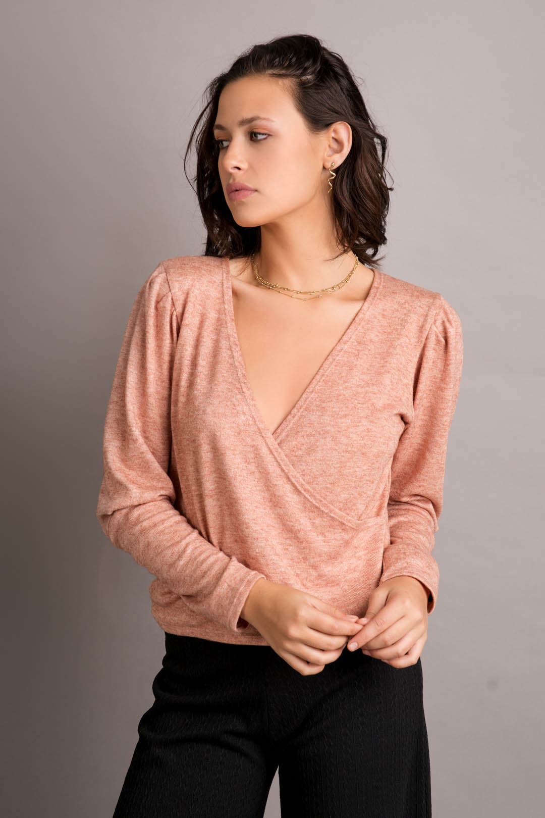 SWEATER LAURA PALO ROSA