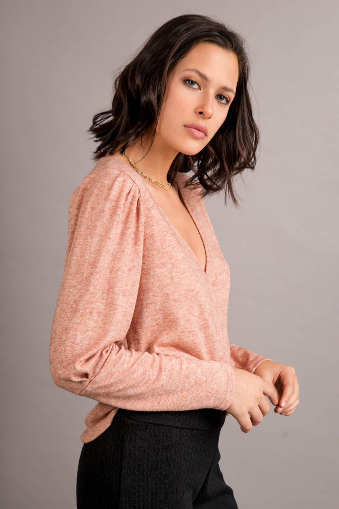 SWEATER LAURA PALO ROSA