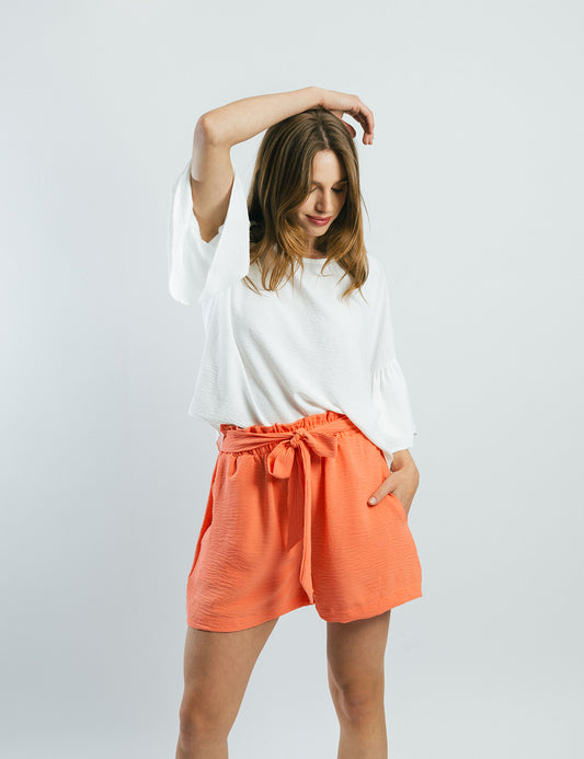 Short paper bag Cora coral